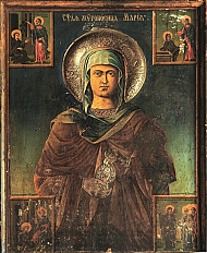 The icon if Mary Magdalene